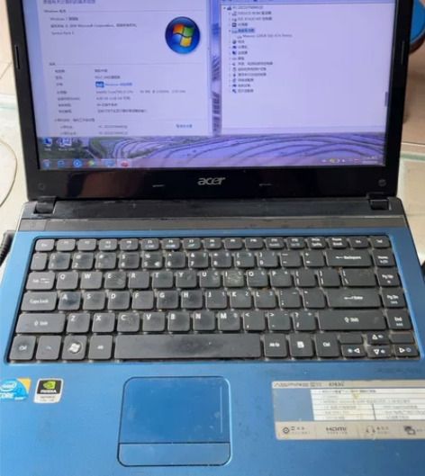 宏基4743g 工作笔记本i3 4G 12...