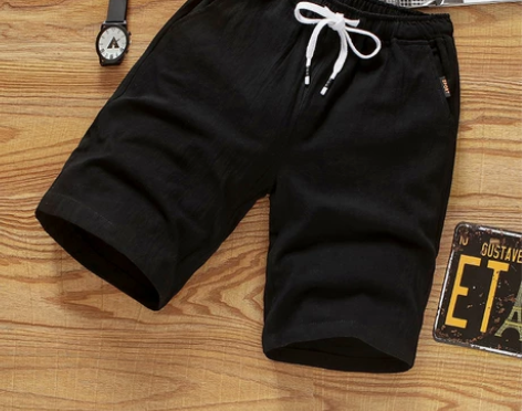 富贵鸟纯棉夏天五分短裤男薄款运动裤宽松大裤...