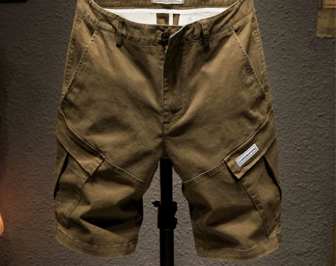 短裤裤子工装短裤男潮牌宽松大码男士休闲五分裤