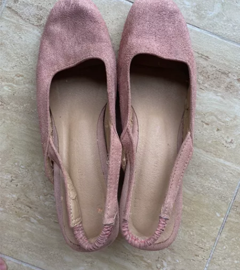 粗跟单鞋 藕粉色36码 非常好看 没时间穿...
