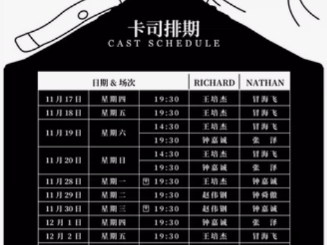 【出】音乐剧 大tm 危险游戏 12.7 ...