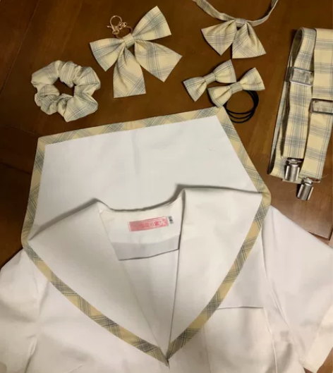 jk白无本包边 jk加襟线 jk裙改裙长 ...