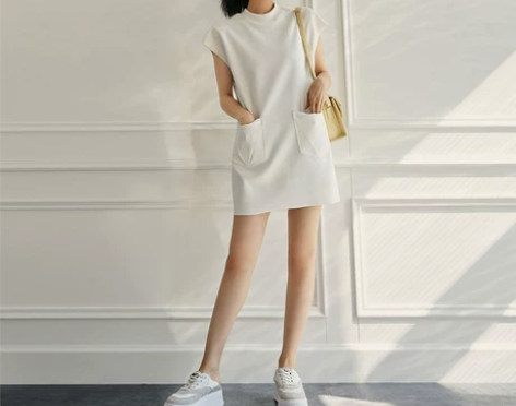 美洋MEIYANHG 白兰地马甲裙 法式气...