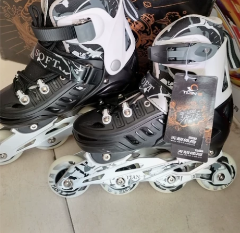 名牌天鹅轮滑鞋单鞋，没有灯，31→34码，...
