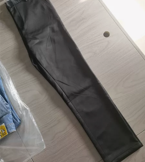 罗蒙冬季加绒休闲裤，黑色，32码（腰围二尺...