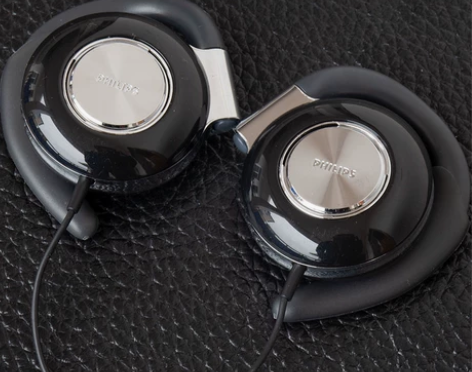 飞利浦有线耳挂式运动耳机便携轻巧佩戴舒服 ...