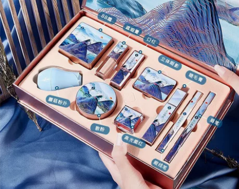 十件套花西子同款全新化妆品彩妆套装，彩妆礼...