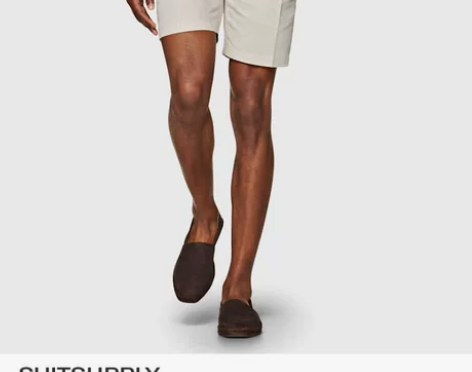 SUITSUPPLY-Ames砂砾色棉麻混...