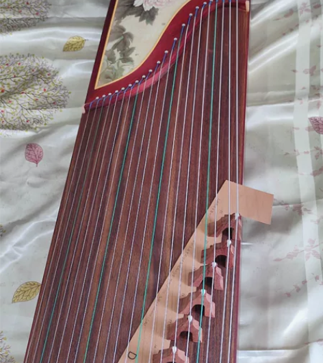 古筝 敦煌古筝 国色天香牡丹 演奏级敦煌古...