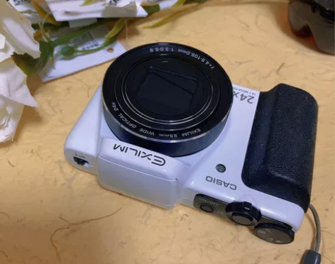 - 卡西欧H50奶白色长焦相机可拍月亮 -...