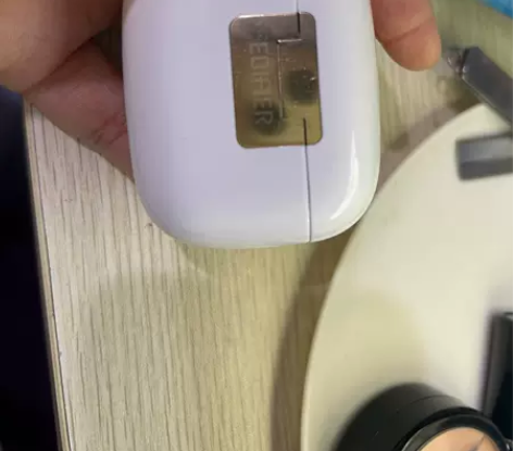 漫步者TWS NB3主动降噪蓝牙耳机仓，白...