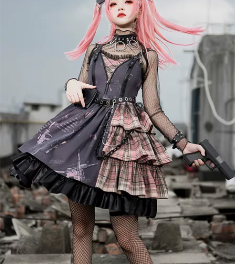 巴朵妮现货原创设计MG少女jsk，s码包邮...