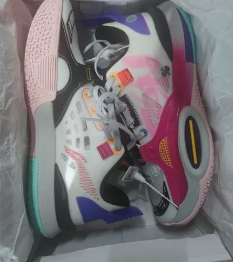 李宁 韦德之道 全城10夏季版白彩虹 42...