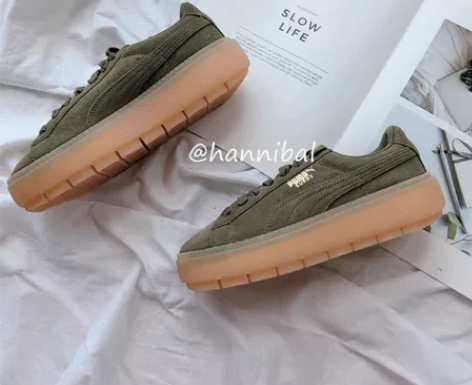 彪马PUMA松糕底泫雅同款运动鞋38码 穿...