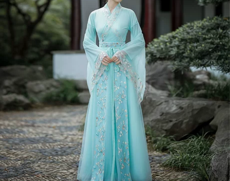 蝶恋花古装汉服女2021新款中国古风飘逸仙...