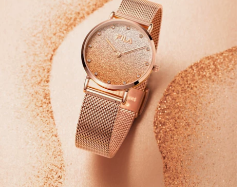 捡漏价。FILA斐乐手表时尚简约渐变防水精...