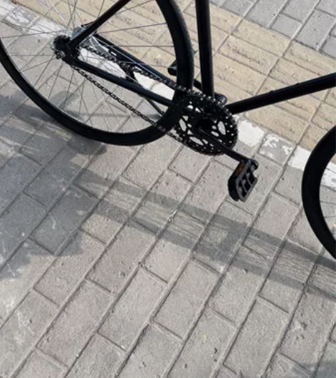 9新死飞活飞实心胎街车 Dou音购入自己膝...