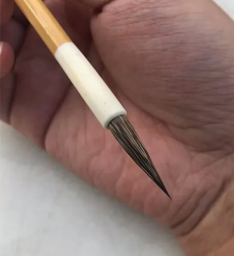 纯紫毫兔毫瘦金体毛笔勾线笔工笔 出峰：2....