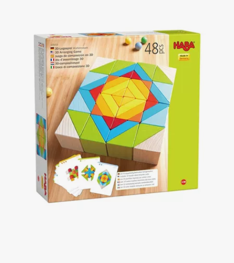 德国HABA原装儿童益智玩具拼搭积木305...