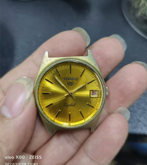 精工手表老物件 精工最老款的机械表当时还没...