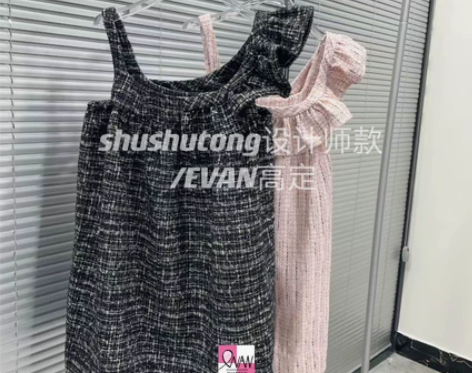 EVAN亿万/少女感飞飞袖荷叶边不对称娃娃...