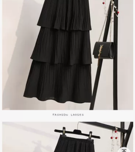 全新 黑色蛋糕裙半身裙 质感很好很好！！！