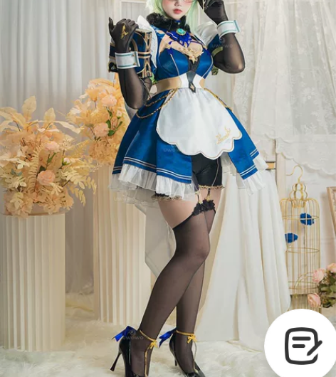 Uwowo悠窝窝原神砂糖同人女仆可租 m码...