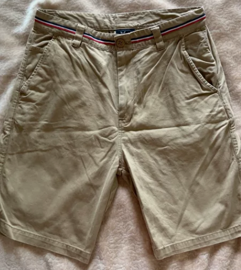 男士卡其色短裤 175 xl 45包邮