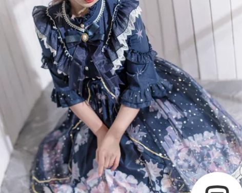 收半糖甜心原创设计洛丽塔 s/m,图片两色...