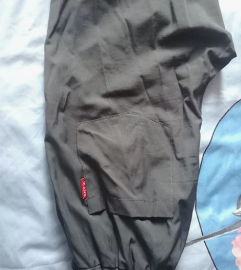 便宜出售男士闲置薄款长裤m码松紧腰9成新第...