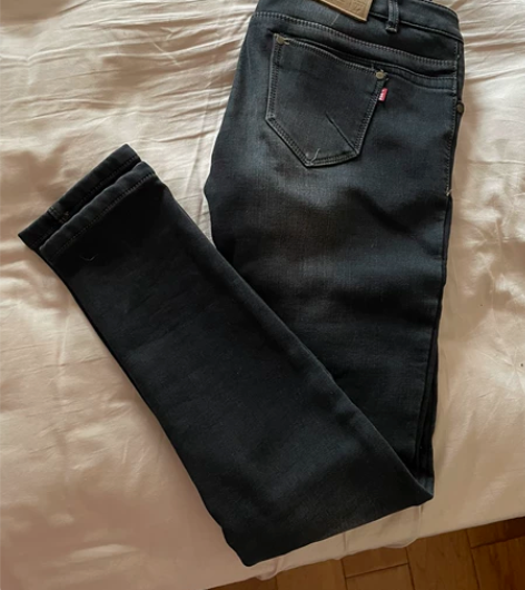 逸阳女裤冬款显瘦加绒加厚牛仔裤女小脚裤铅笔...