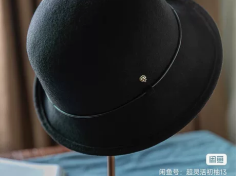 秋冬黑色礼帽女英伦复古羊毛毡帽韩版百搭法式...