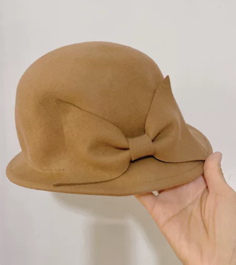 驼色羊毛礼帽 全新出售 内里57厘米 百分...
