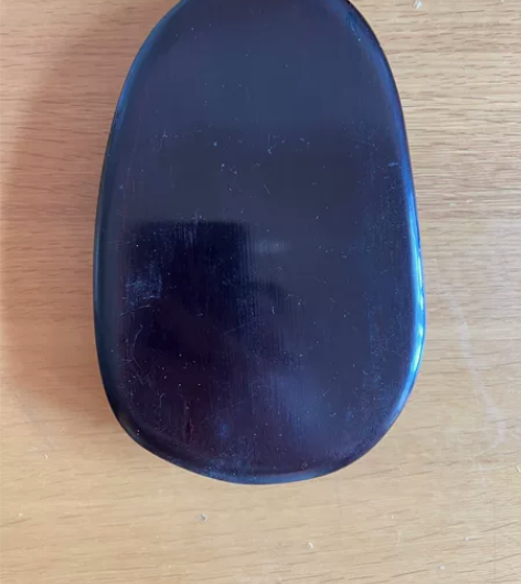 歙砚，老坑细罗纹底金星砚。艺术品看好再买成...