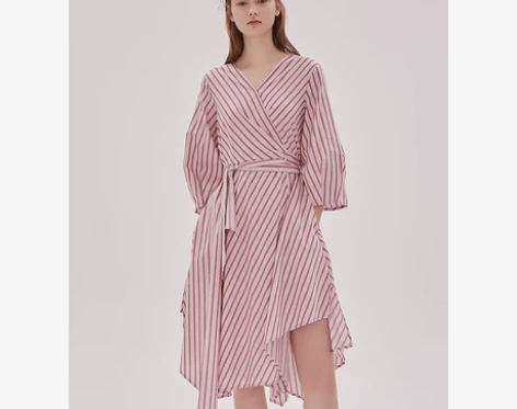 Basic House/百家好女装竖条纹中...