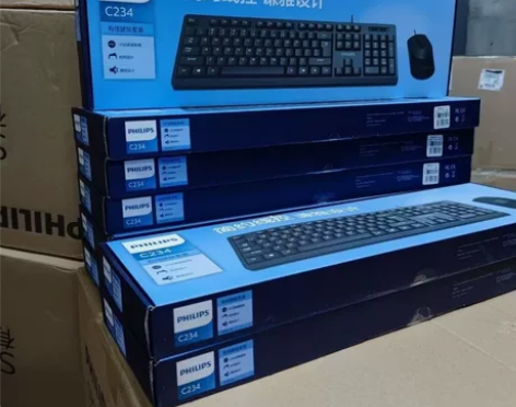 闲置处理飞利浦键盘鼠标套装有线电脑惠普联想...