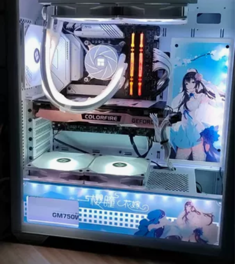 鑫谷直男360机箱白色 机箱是我订制的,我...