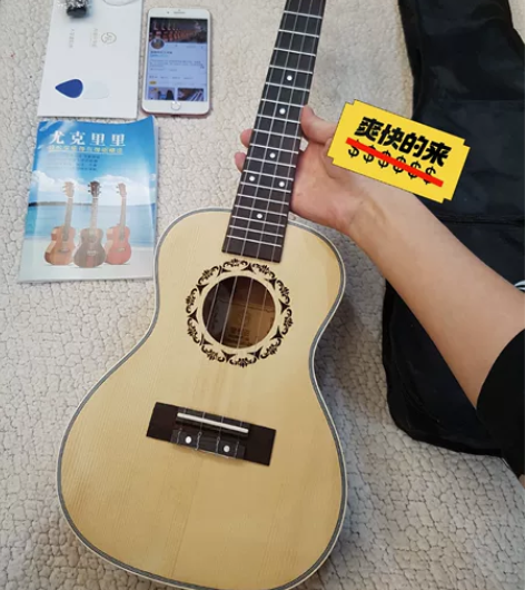 云杉木尤克里里23寸低价出原价680元包邮...