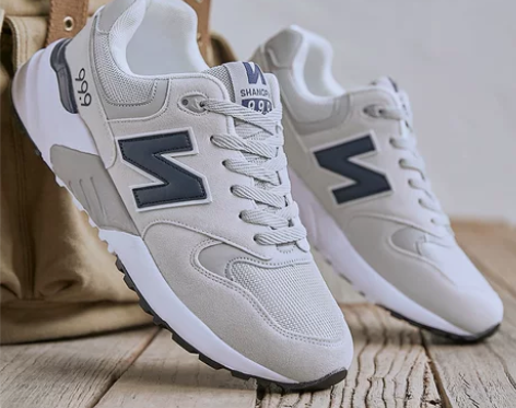 2022新款秋季男鞋运动n字鞋男韩版潮流透...