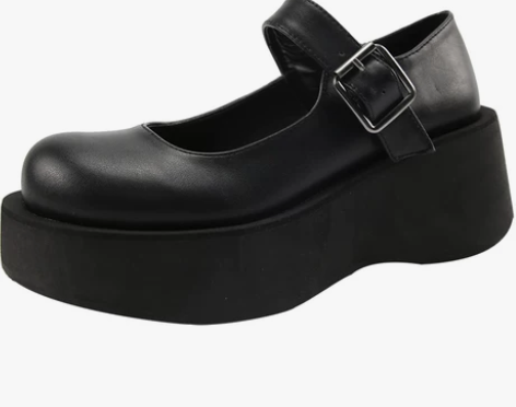 玛丽珍鞋女浅口软妹复古法式松糕厚底鞋JK鞋...