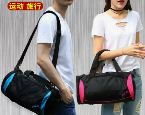 运动包男斜挎手提旅行背包大健身包女鞋位单肩...