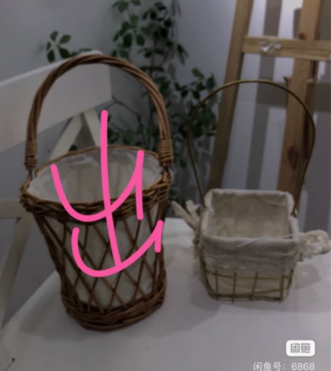 森系花篮，欧式做旧蜡烛托都闲置全新转，最好...