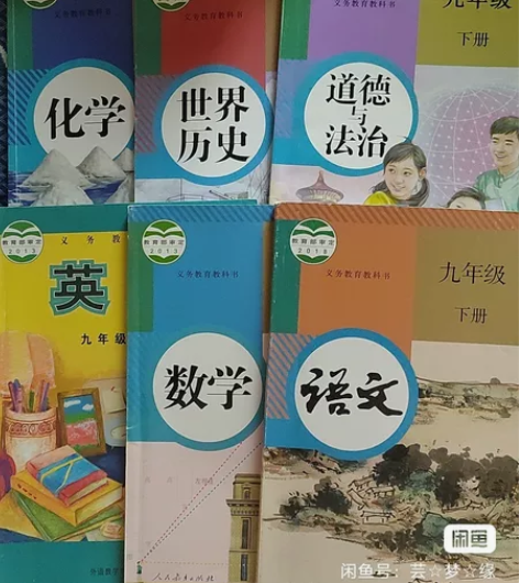 九年级下册教材，道德与法治和世界历史已出，...