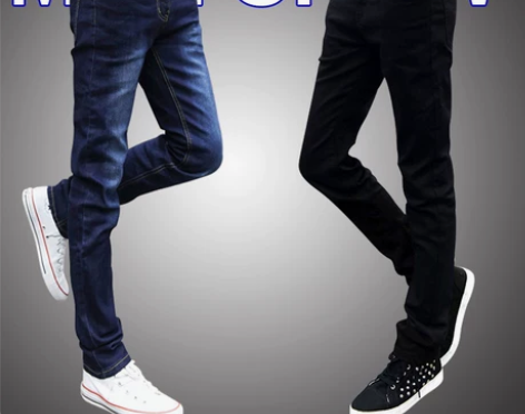 春秋款男士弹力牛仔裤男装2020秋季修身小...