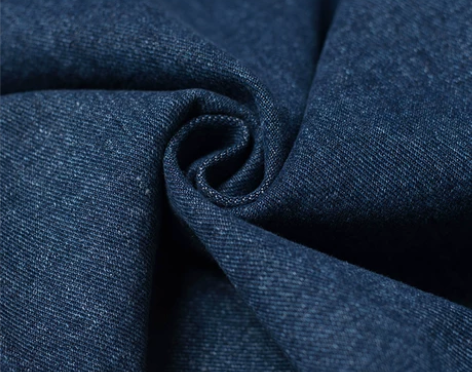 雾撞山野。男式蓝色直筒牛仔裤。L号,日系文...