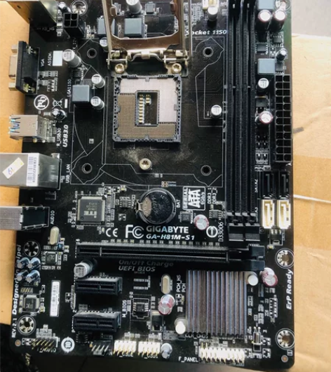 技嘉H81M主板 点不亮，当废板处理，针脚...