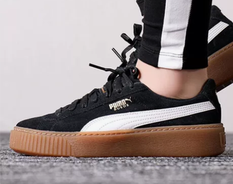 PUMA彪马女鞋春季2022新款松糕鞋厚底...