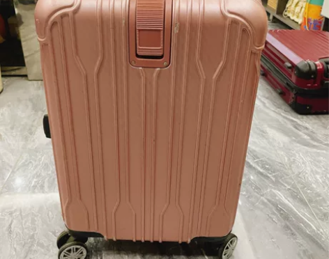 粉色行李箱拉杆箱子旅行箱登机箱万向轮折叠箱...