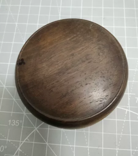 清代大红酸枝老红木砚台盒一个 包浆完美，无...