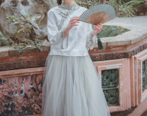 春秋文艺百搭半裙2021新款纱裙中长款百搭...